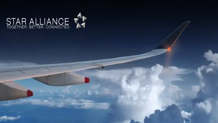 A screen shot of an image from Copa Airlines indicating their Star Alliance membership