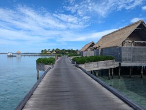 Walkway at the Waldorf Astoria Maldives