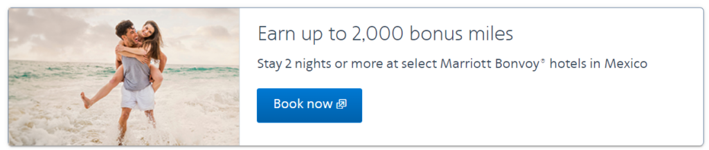 AAdvantage Miles on Marriot Stays in Mexico Promotion