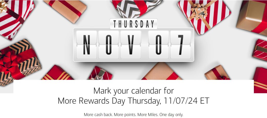 Bank of America More Rewards Day November 7 2024