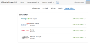 Chase 20% transfer bonus to British Airways, Iberia, and Aer Lingus Avios