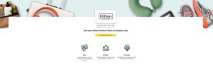 Link Hilton account to Amazon process
