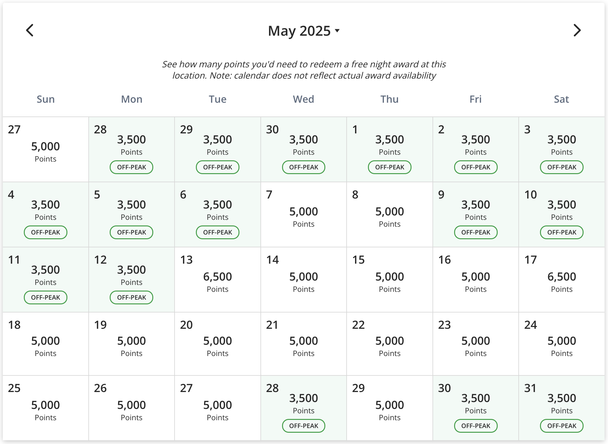 Award calendar for the Lindner Prague.
