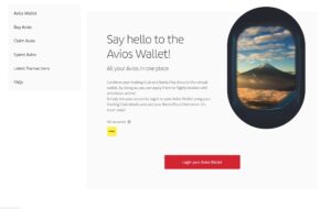 Iberia-Vueling combined wallet linkage process.