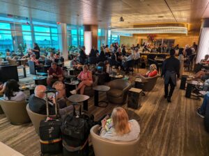 JFK Delta One Lounge bar room