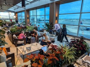 JFK Delta One Lounge terrace
