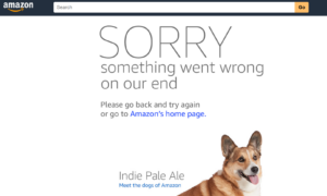 Notice of failure to link Hilton and Amazon accounts