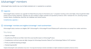 American Airlines basic economy upgrade policy