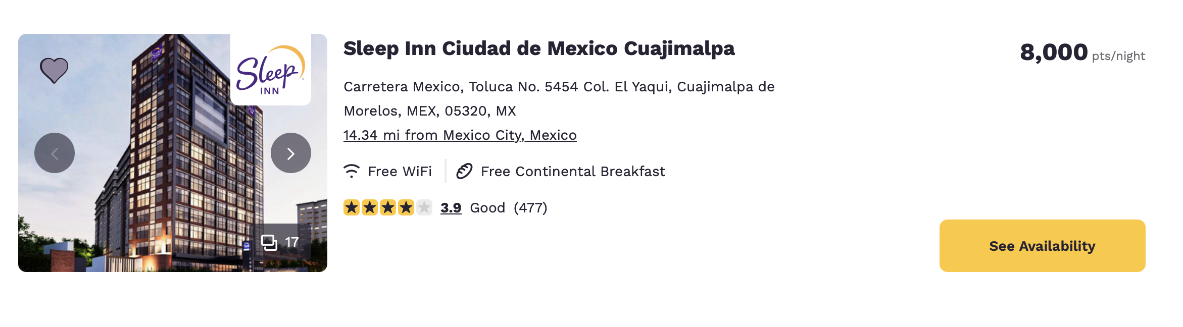 Choice Hotels in Mexico City