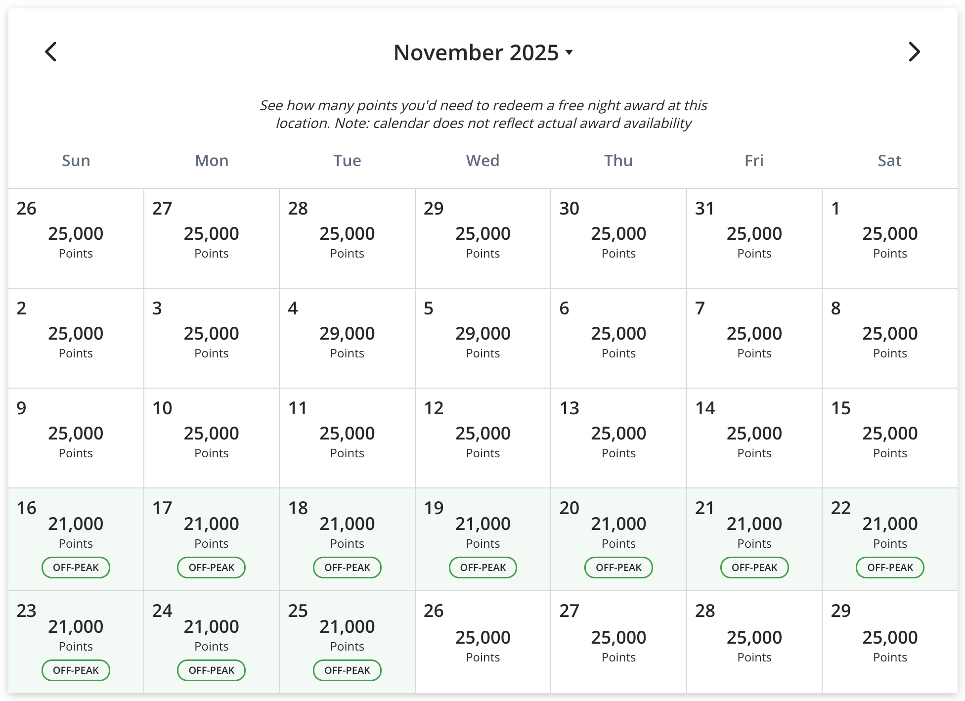 Award rates at The Seabird Ocean Resort & Spa