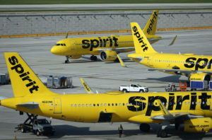 Spirit Airlines taxing
