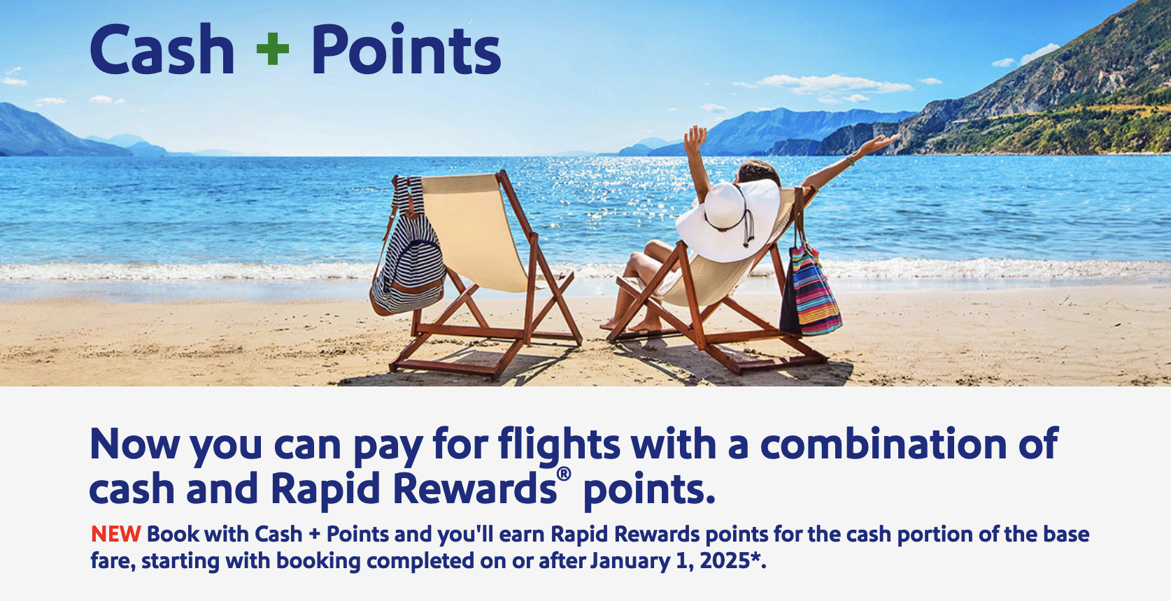 Southwest Cash + Points banner