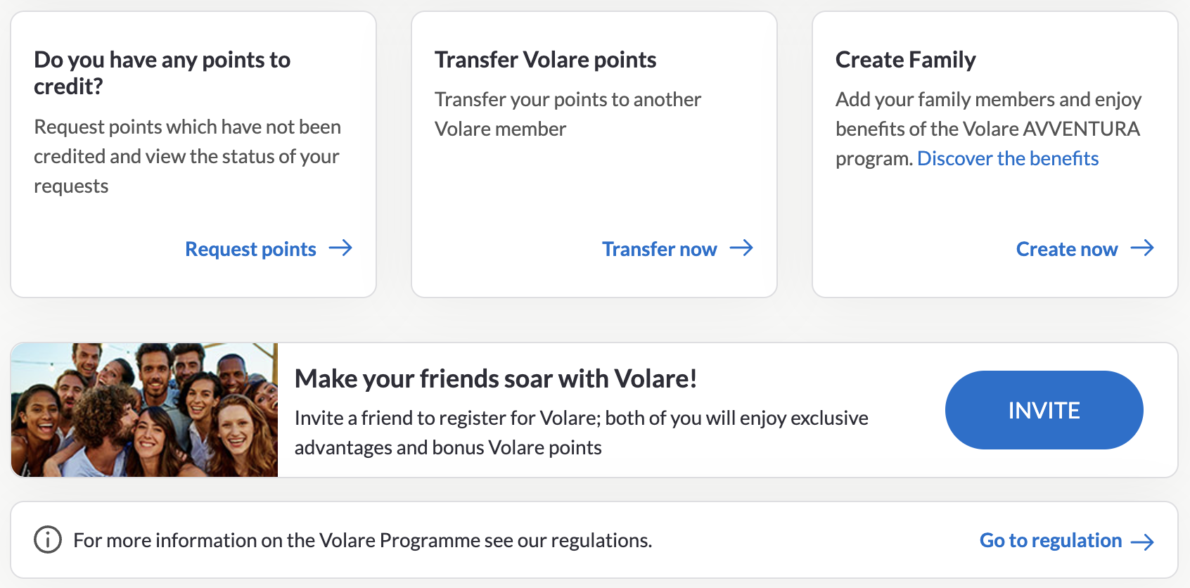 ITA Volare invite-a-friend