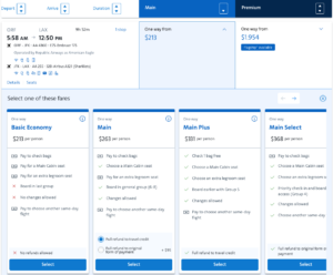 American Flight Pricing From Norfolk to Los Angeles