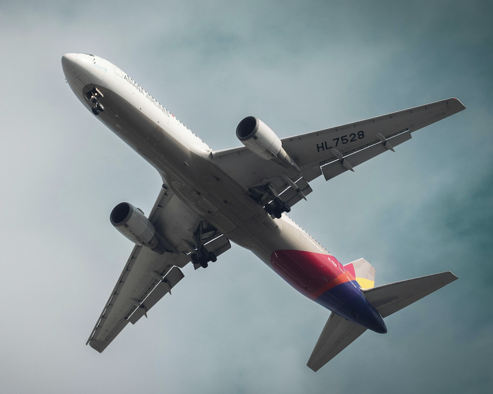 Asiana 767 in-flight