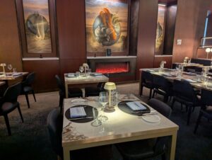 Delta One Lounge Boston back seating