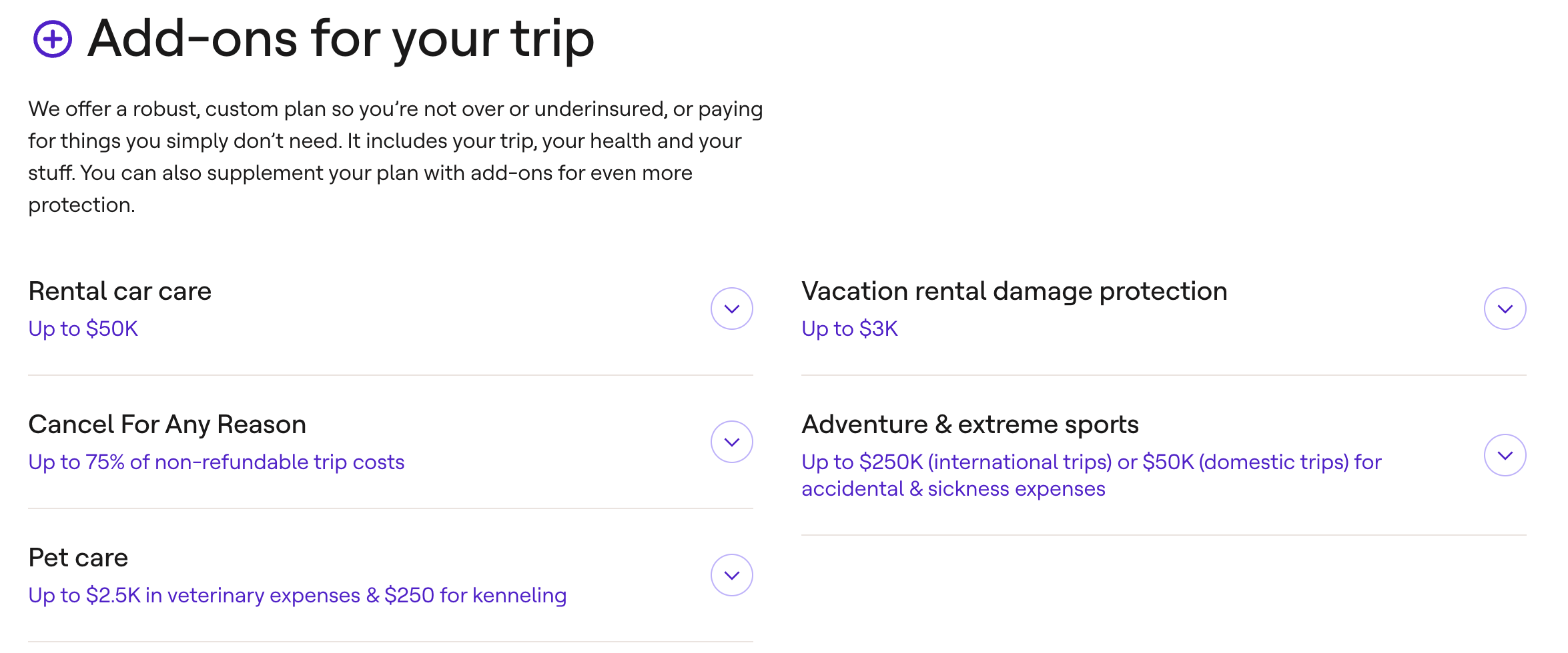 Trip Protections with Faye Travel Insurance