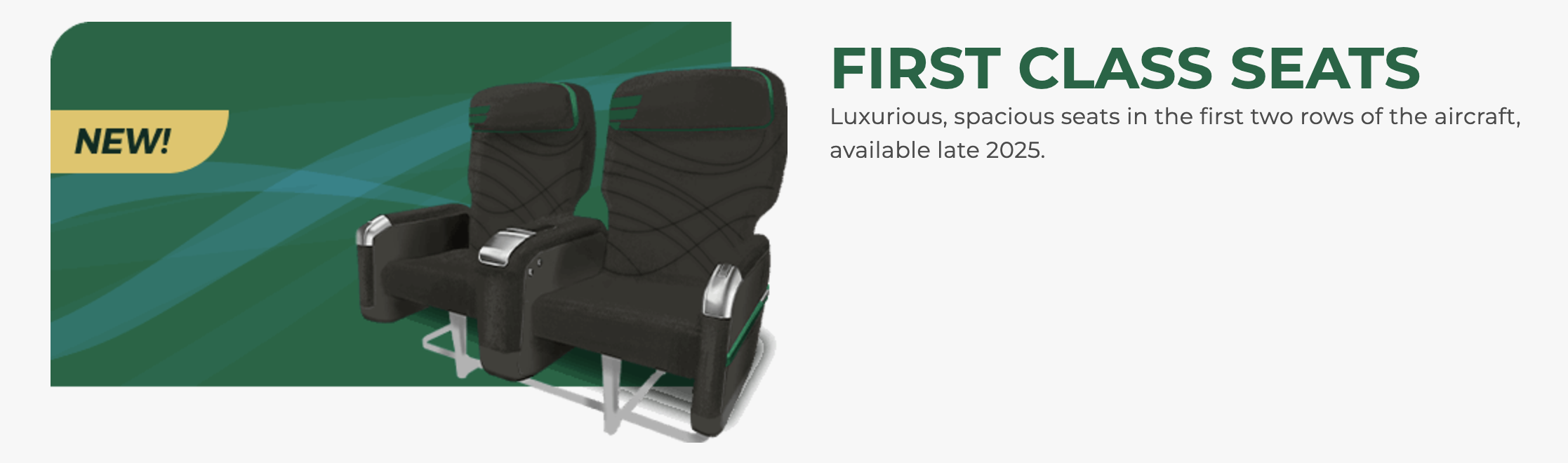 Frontier First Class Seats
