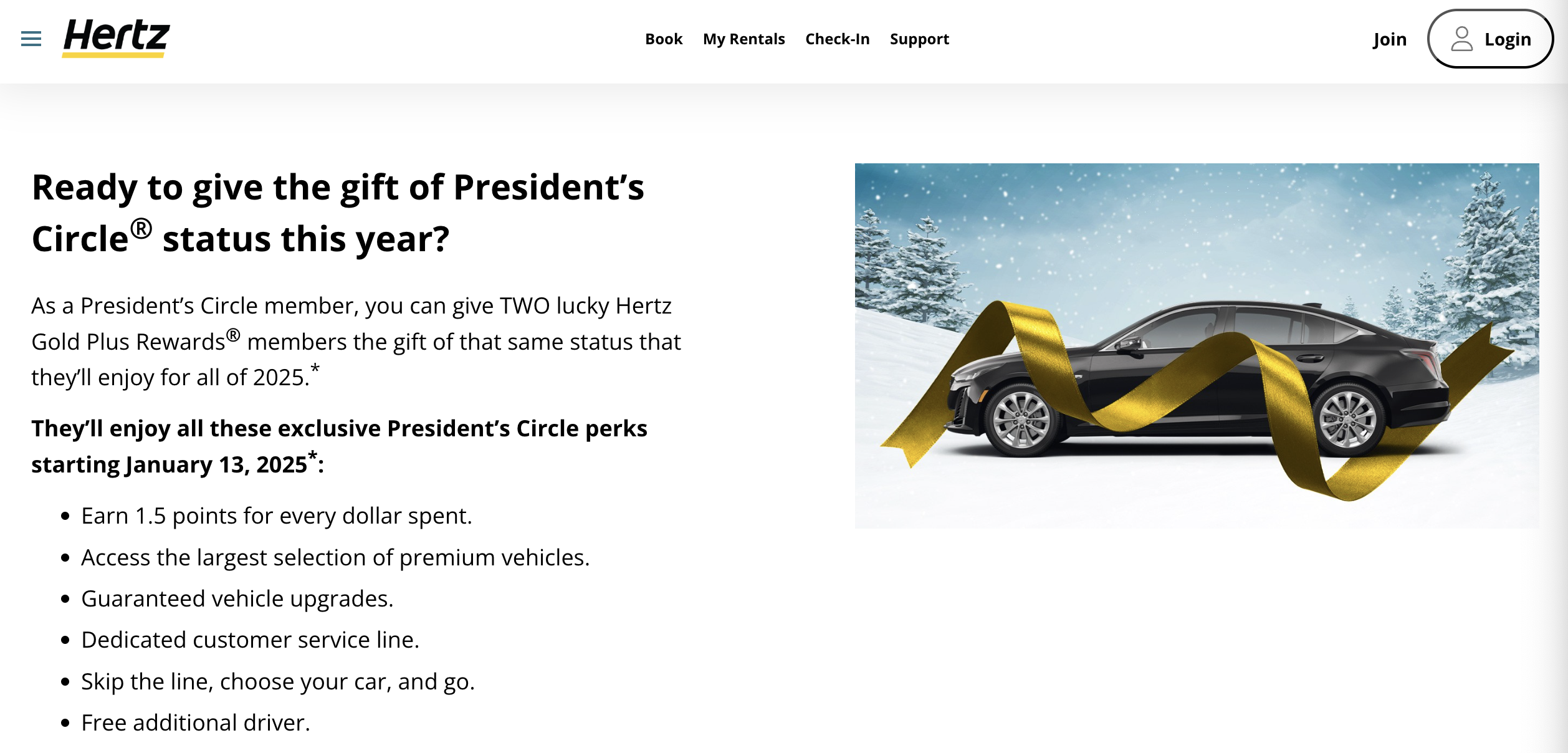 Gift Hertz Status