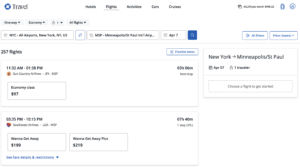 Low-Cost Carrier Flights From New York to Minneapolis on Chase Travel