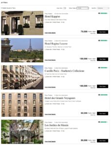 Preferred Hotels results in Paris