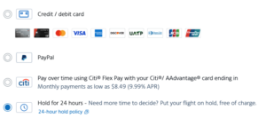 Putting An American Ticket on Hold