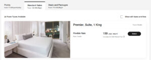 W Las Vegas nightly rate in July 2025