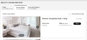W Las Vegas nightly rate in March 2025