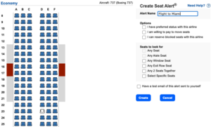 Creating A Seat Alert in ExpertFlyer