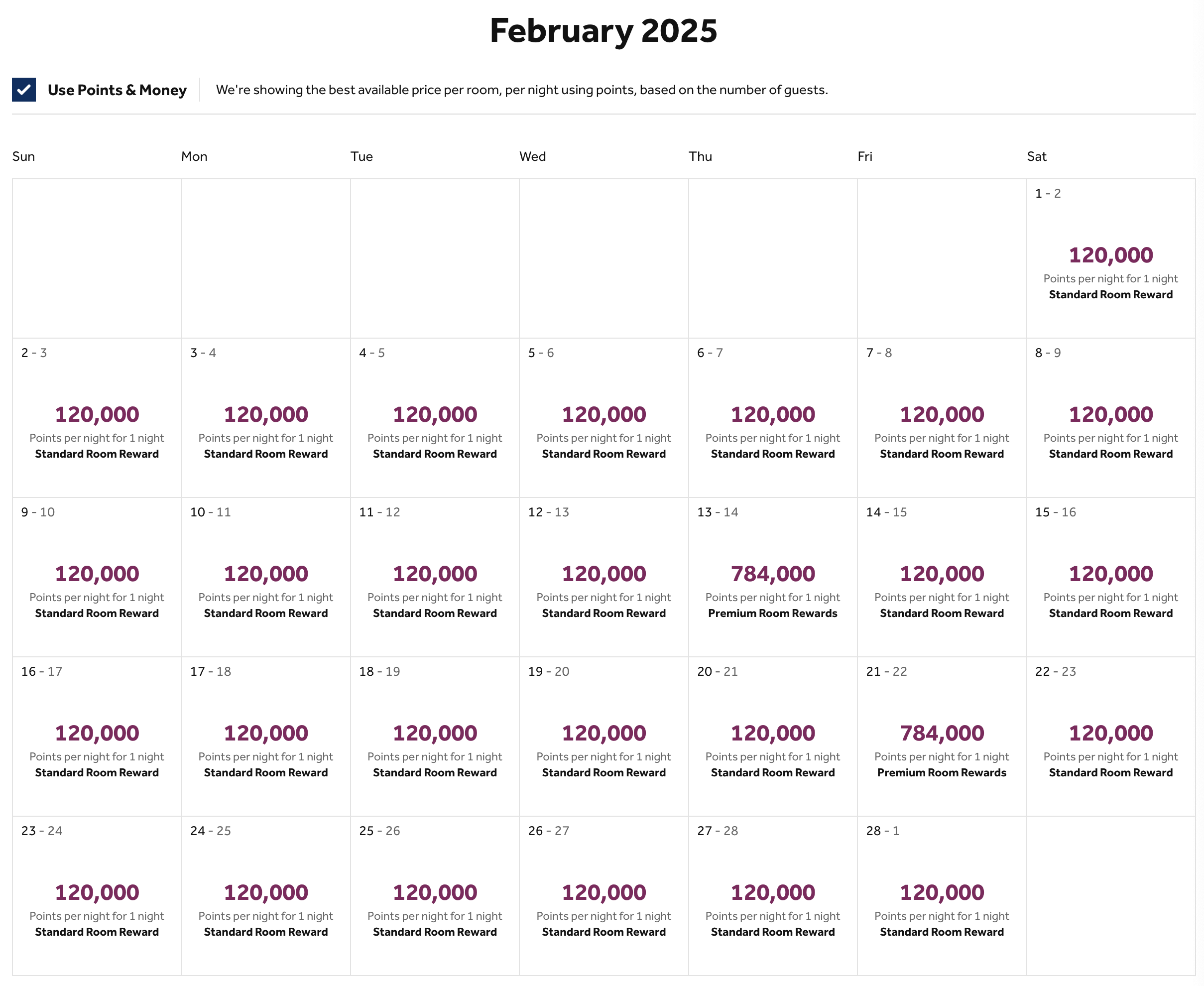 Conrad Bora Bora award calendar