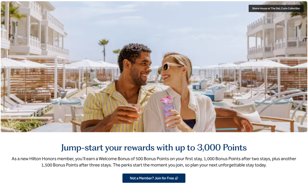 Hilton New Member Bonus 2025