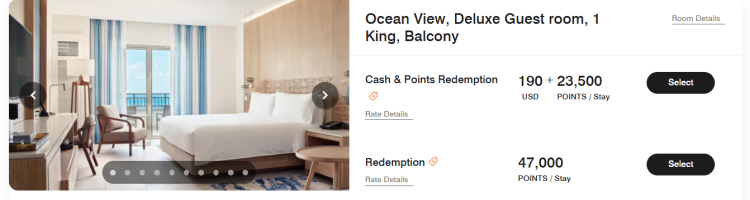A screenshot shows a booking page for the JW Marriott in Cancun