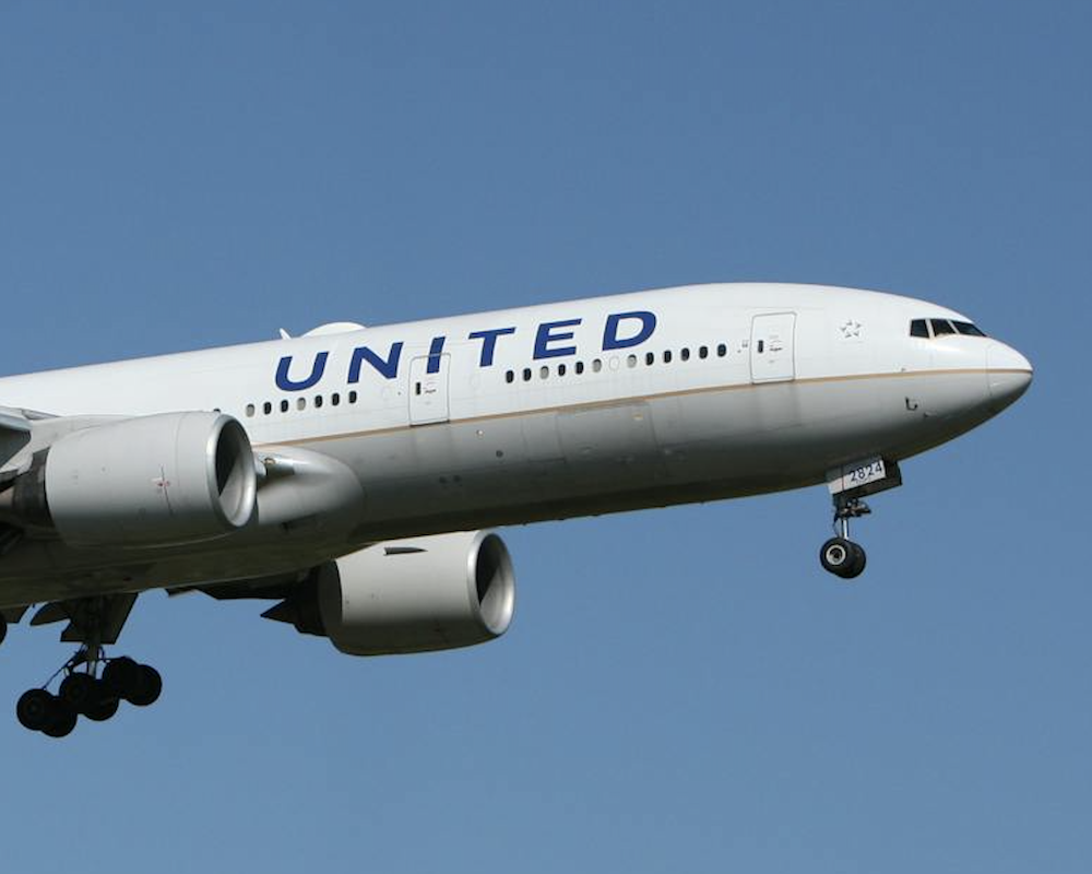 United Airlines 777 aircraft
