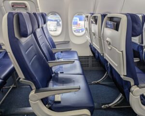 Seating on a Southwest plane