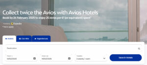 20X Avios on Hotel promo