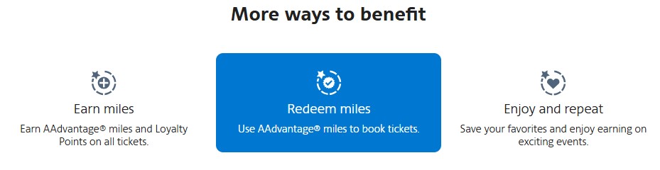 AAdvantage Events Information
