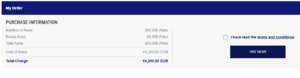 Cost to buy 260k Avios with the Finnair Plus program with a 30% bonus promotion.