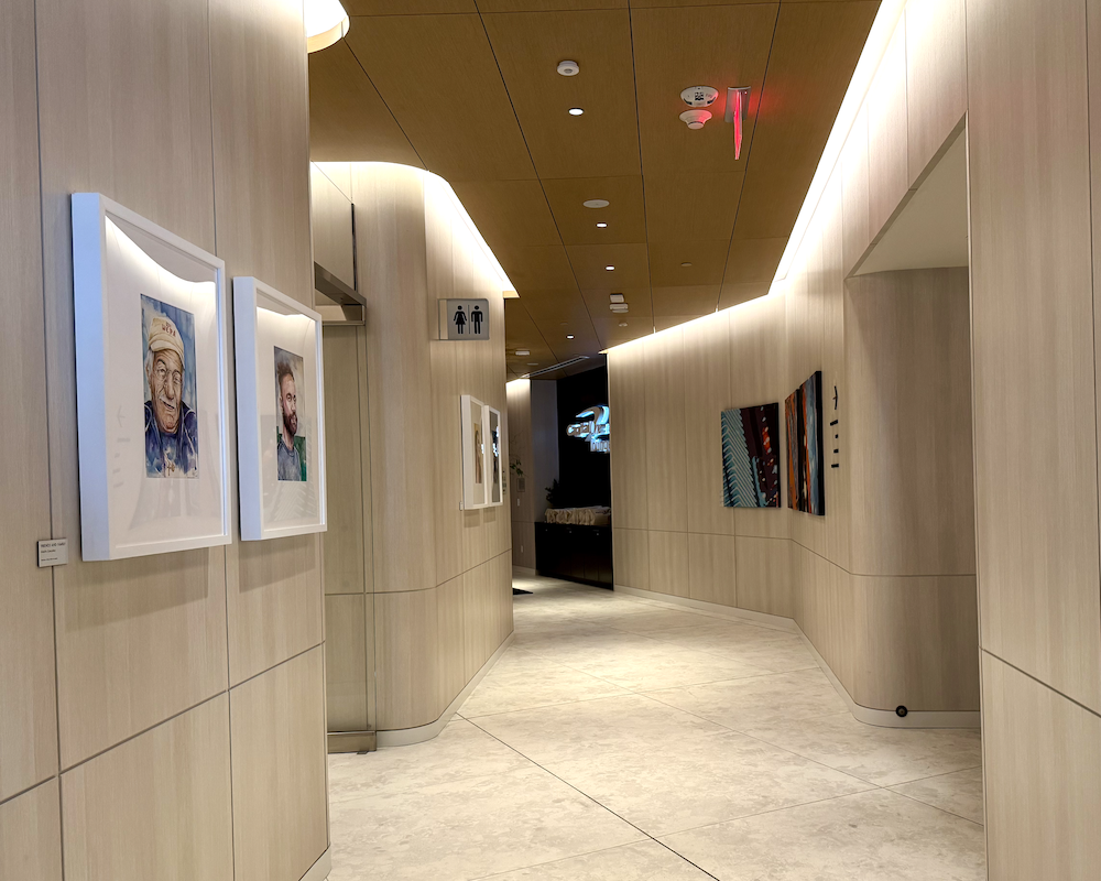 Capital One Lounge Las Vegas entry hallway