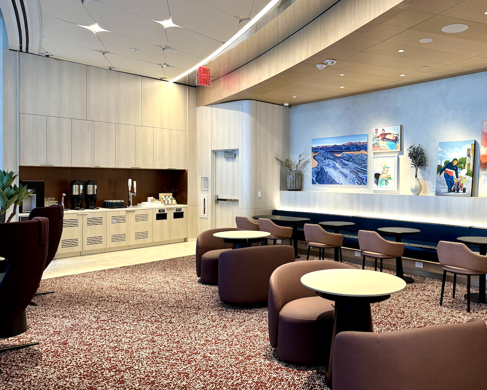 Capital One Lounge Las Vegas seating area
