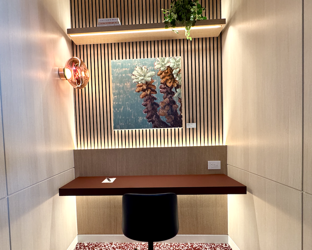 Capital One Lounge Las Vegas workspace