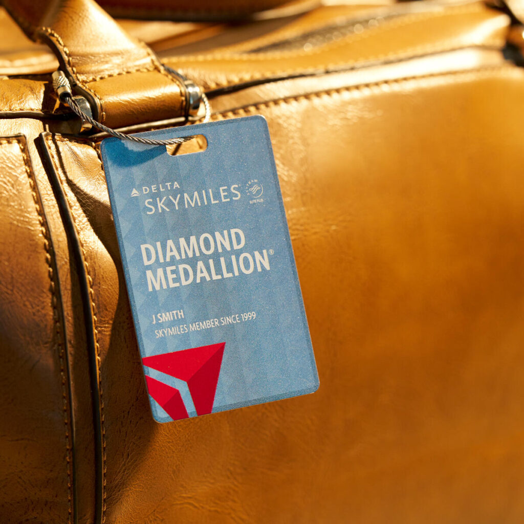 Delta 2025 Bag Tag for Diamond Medallion
