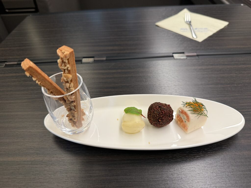 ANA Appetizer plate. 