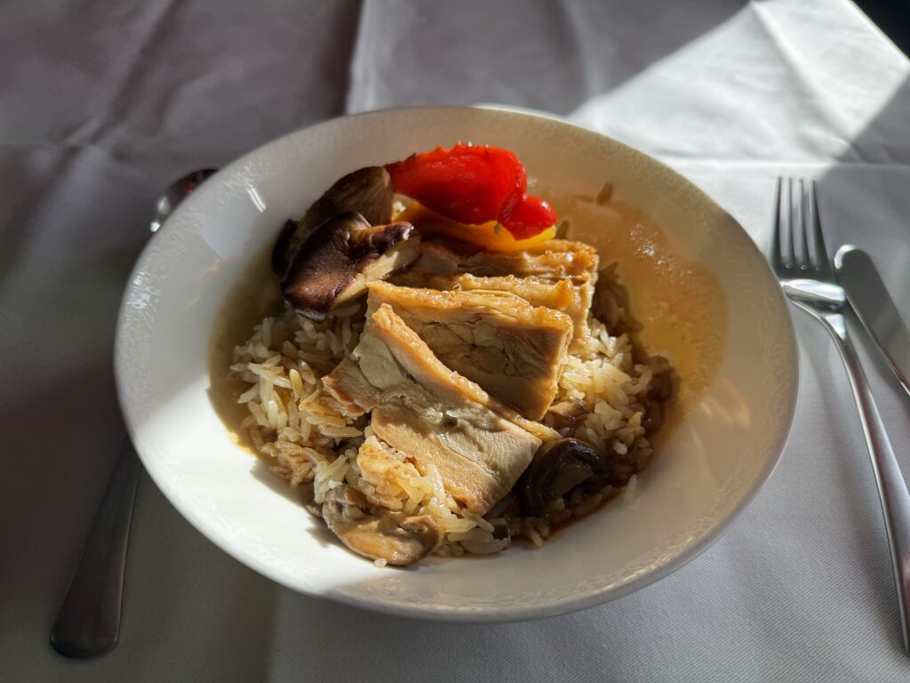 ANA Appetizer plate.