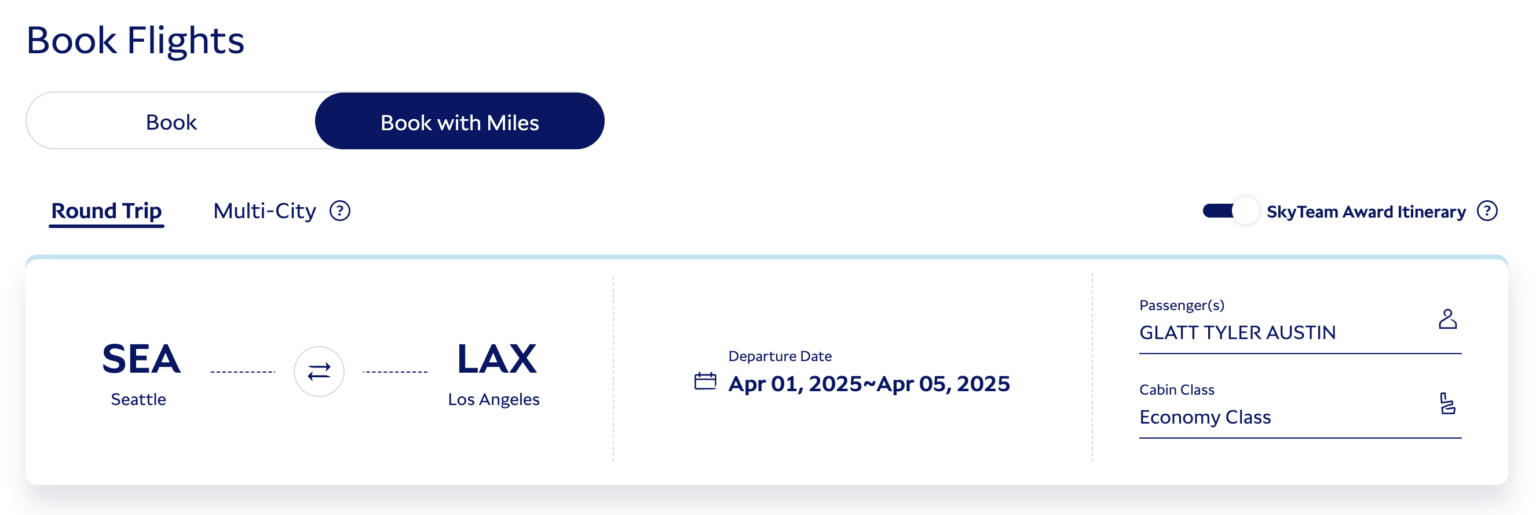 How to Redeem Korean Air SKYPASS Miles