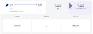 First class flight on ANA from ORD to HND for 160k LifeMiles