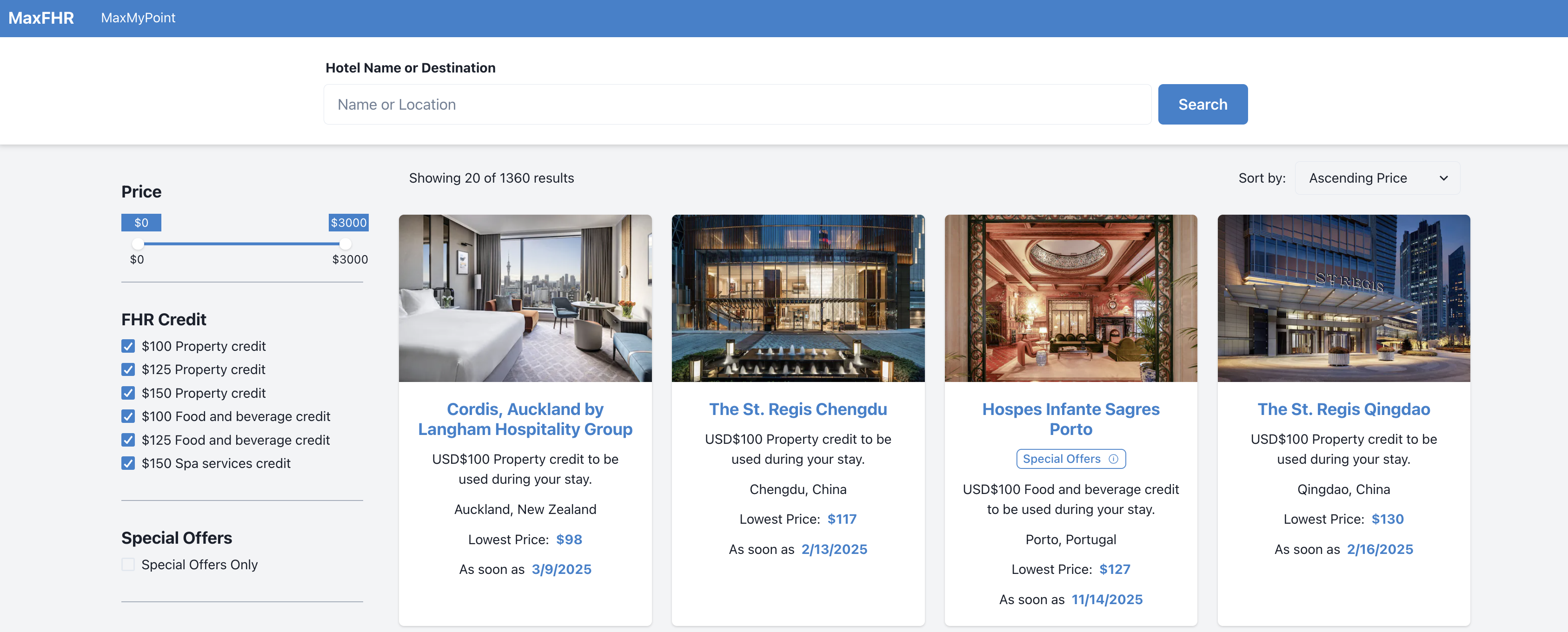 MaxFHR homepage
