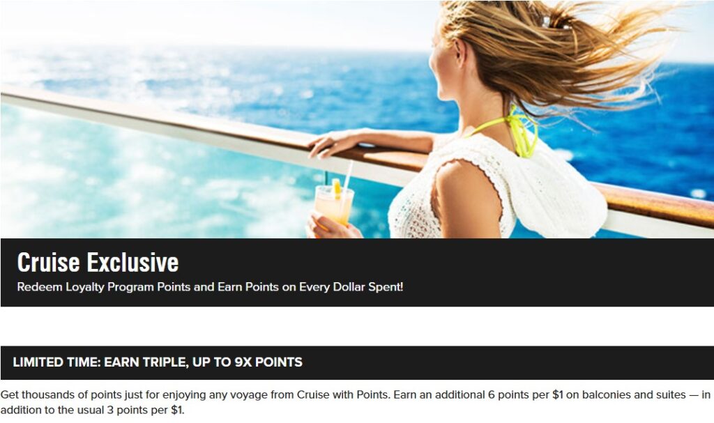 Marriott Cruises 9X Points 2025 Promotion