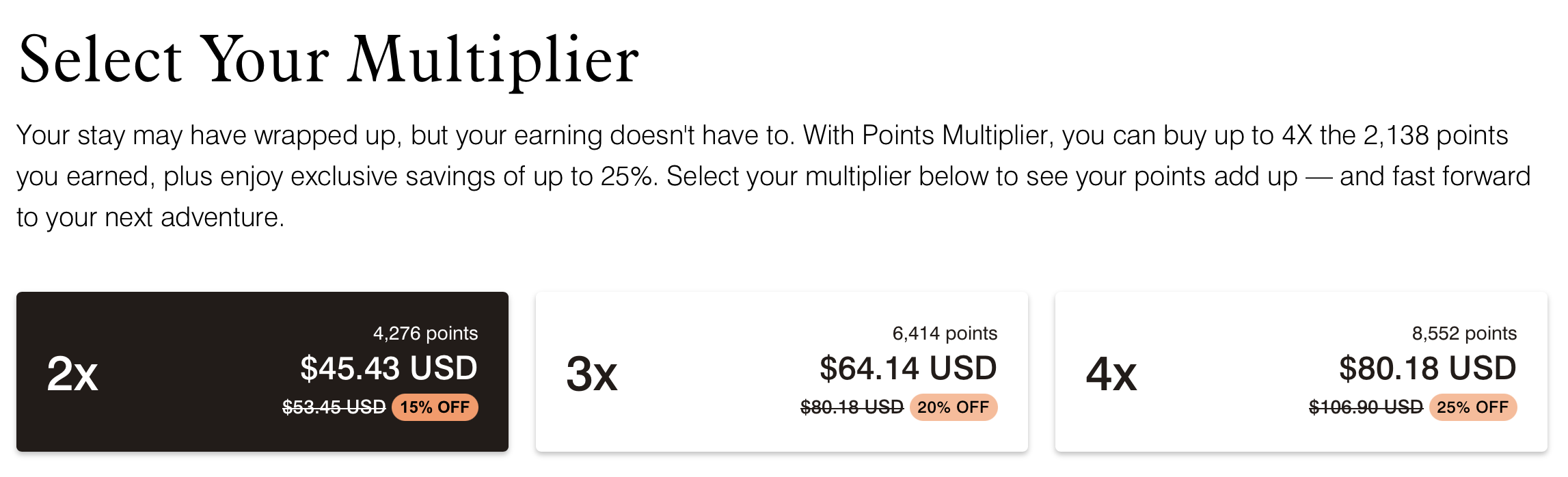 Multiply Your Marriott Points