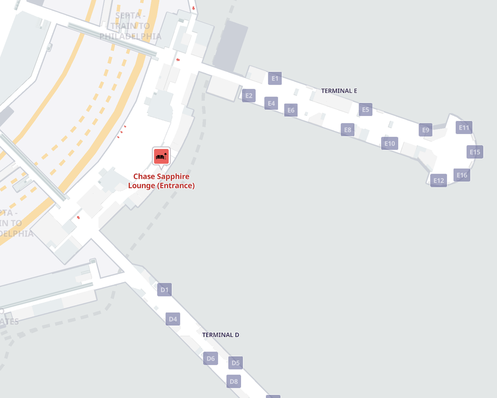 Philadelphia International Airport map