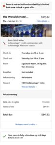 AAHotels confim hotel and room prior to booking